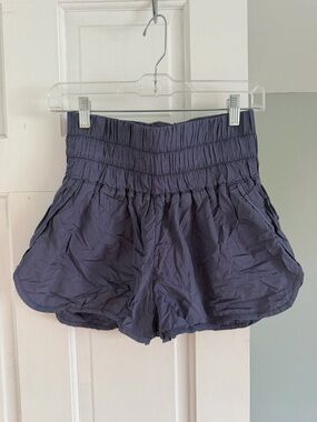 FP Movement Way Home Shorts in Blue/ Navy